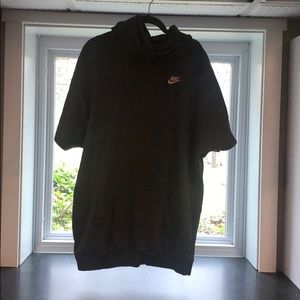 Nike short sleeve hoodie